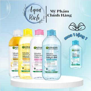 [HÀNG CÔNG TY] Tẩy Trang Skin Naturals Garnier Micellar Cleansing Water 400ml Đủ Màu [Hồng - Xanh - Vàng]