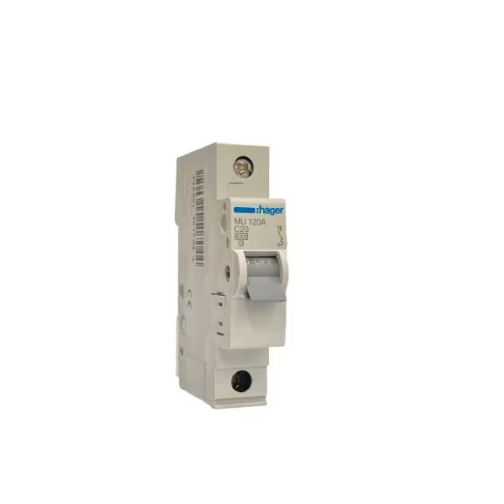 MU163A - MCB 1P 63A 6kA Hager