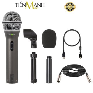   Chính Hãng USA  Micro USB & XLR Dynamic Samson Q2U - Mic Thu âm Podcast Livestream Microphone Phòng Thu Studio 