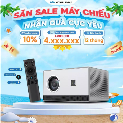 [New- Sẵn hàng Máy chiếu mini Q10ultra chính hãng Movie Legend