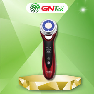  Máy massage đẩy tinh chất Ovie chăm sóc da mặt và mắt bổ sung Ion có đèn LED 