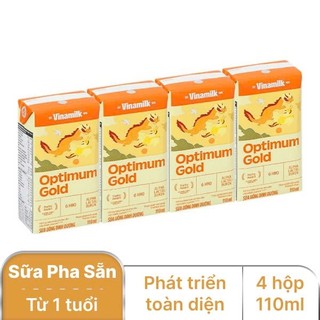 Thùng sữa bột pha sẵn Vinamilk Optimum Gold 110ml