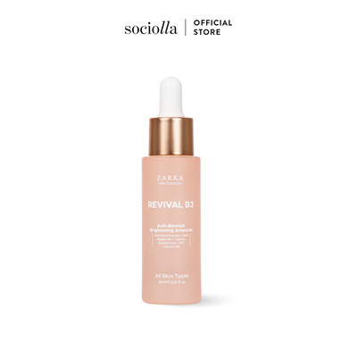 Tinh Chất Hỗ Trợ Mờ Thâm Đỏ Zakka Naturals Revival B3 Anti-Blemish And Brightening Ampoule