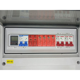 Tủ điện cho hệ thống năng lượng mặt trời hòa lưới bám tải 2 chuỗi PV công suất từ 4kWP - 8kWP