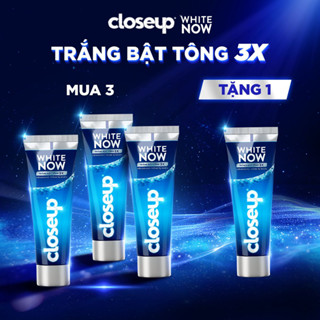 [Mua 3 tặng 1] Bộ 3 kem đánh răng closeup White Now 100g