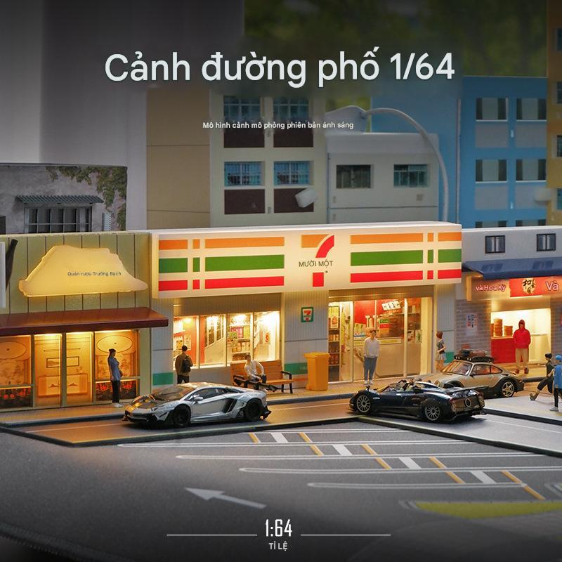 🔥CHỌN XE+ Charm 1:50🔥 DIORAMA garage 1/64 decor bàn làm việc, bàn học, gaming pc, Mô hình CỦA HÀNG n