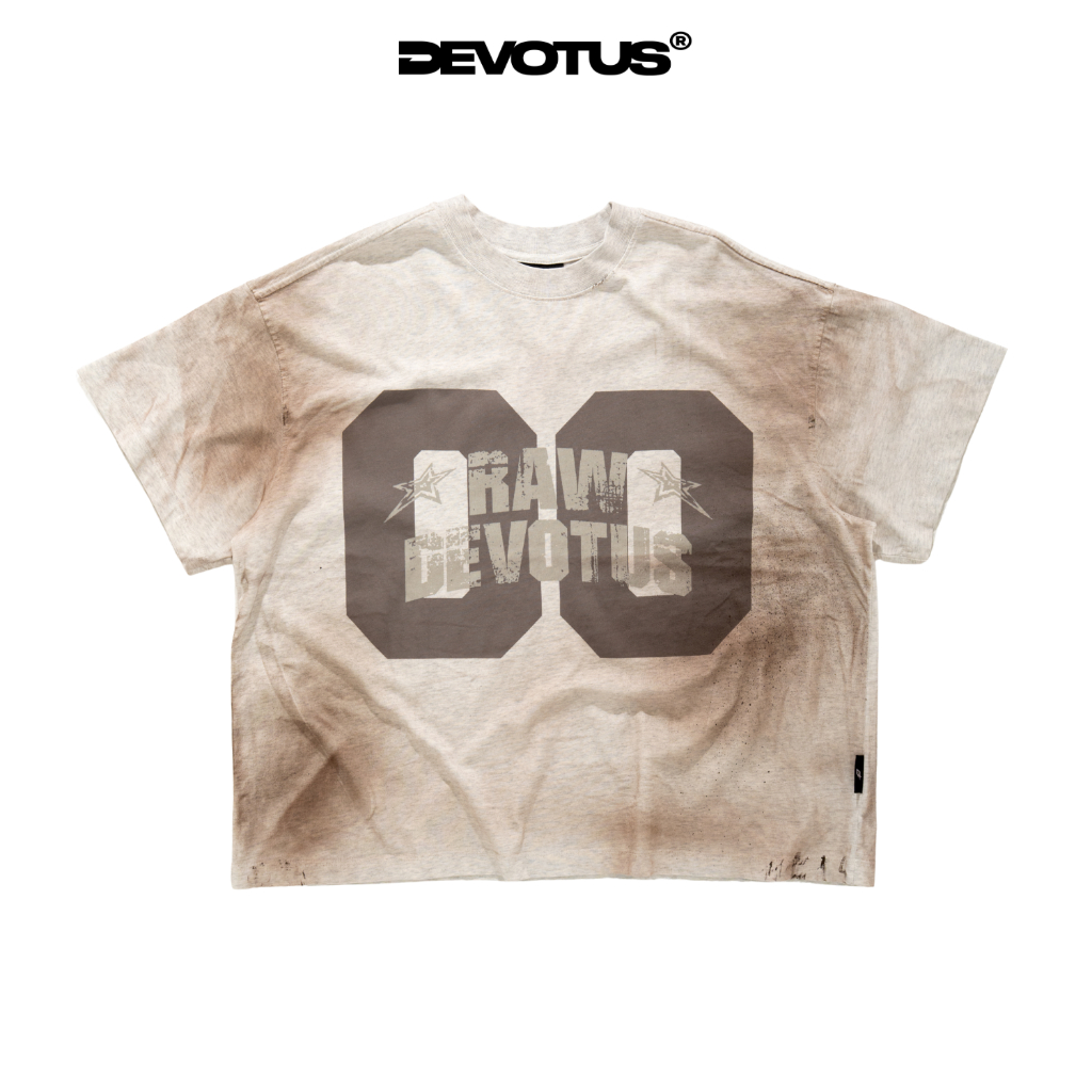 Áo thun 100% cotton form BIG BOXY local brand DEVOTUS - RAW 00