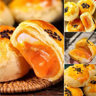 Combo 10 chiếc, Combo 5 Chiếc Bánh Trứng Chảy,Nhân Trứng Muối Tan Chảy