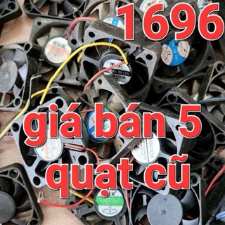 5 quạt tản nhiệt 12v 5cm X 5cm cũ các loại tháo máy