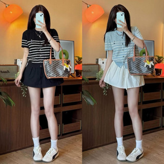 (ẢNH OLDSCHOOL) Chân váy quần kaki dáng ngắn chữ A rút dây dáng xoè CV118