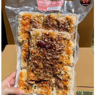 Cơm Cháy Khô Heo Tỏi Gói To 300gr Hong Anh Clean Food Ăn Vặt