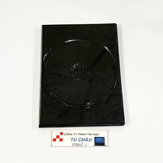Hộp đựng đĩa CD, DVD nhựa đen / Hộp đựng 1 đĩa (Giá bán 5 Hộp)