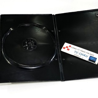 Hộp đựng đĩa CD, DVD nhựa đen / Hộp đựng 1 đĩa (Giá bán 5 Hộp)