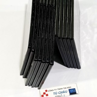 Hộp đựng đĩa CD, DVD nhựa đen / Hộp đựng 1 đĩa (Giá bán 5 Hộp)