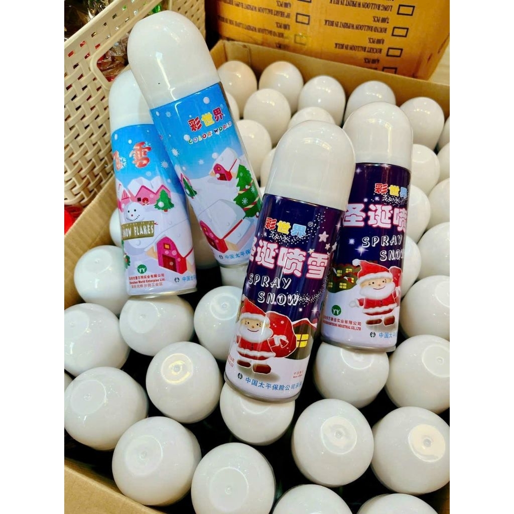 Bình xịt tuyết sinh nhật