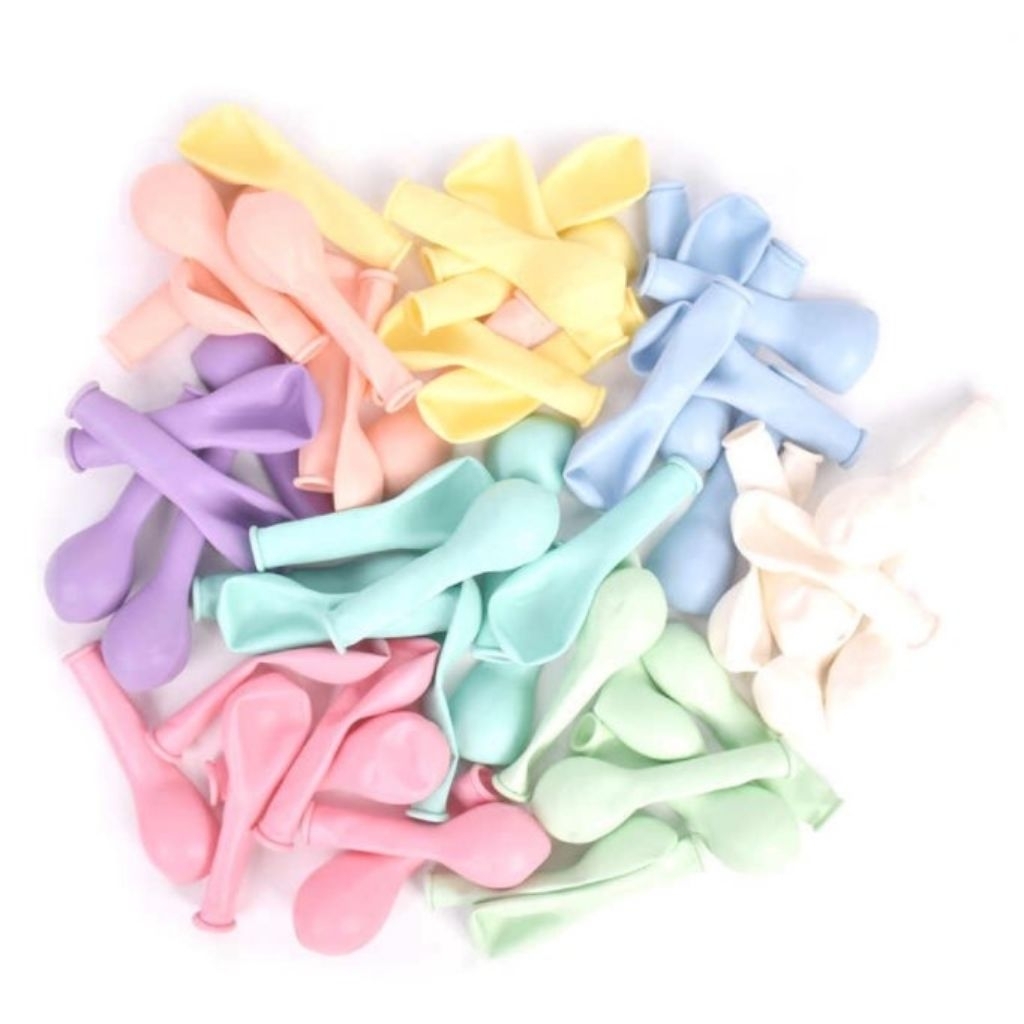 (NHIỀU MÀU)COMBO 25 50 bóng pastel
