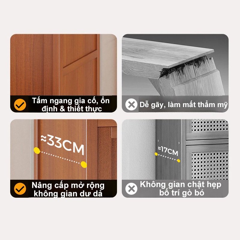 SUNNY BIERE Tủ đựng giày nhiều tầng tủ để giày dép gỗ tại cửa nhà kệ giày tủ giày | BigBuy360 - bigbuy360.vn