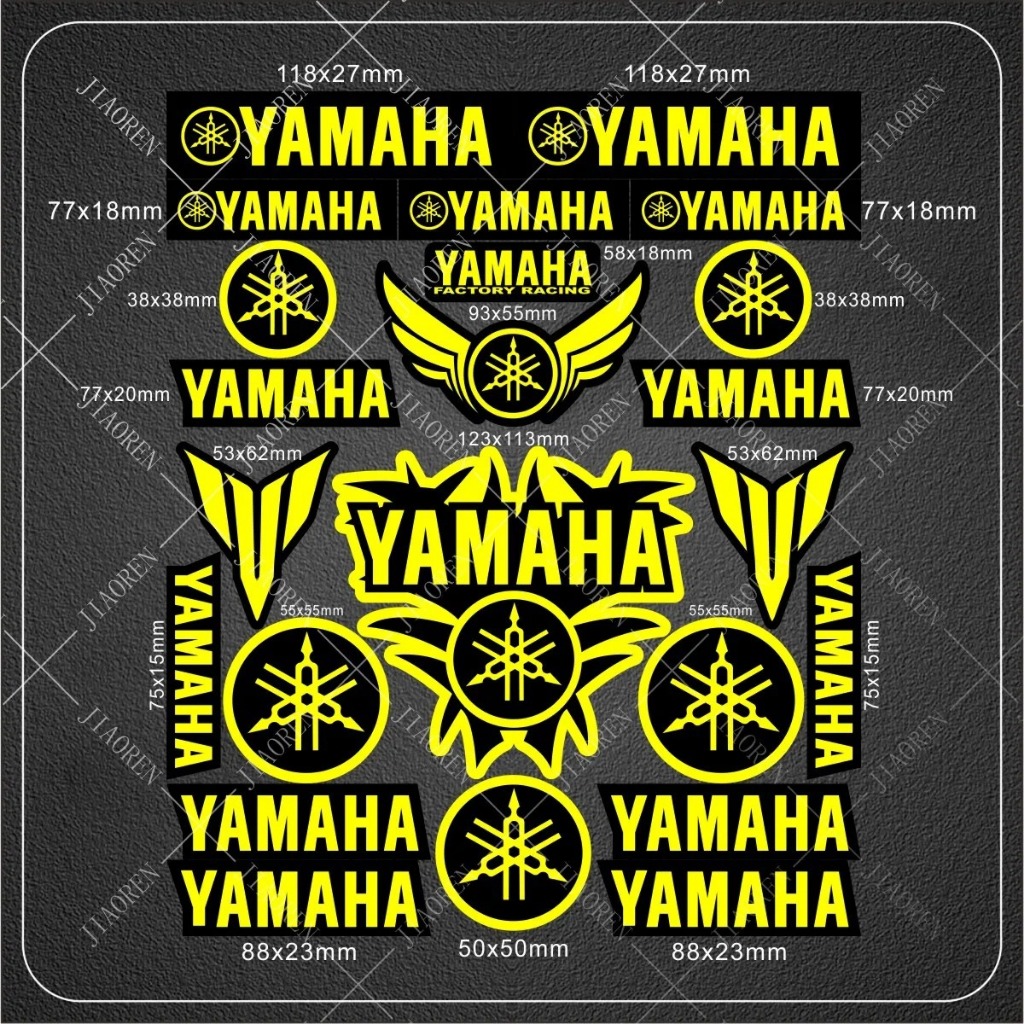 Bộ tem Yamaha PG1 Exceiter chống nước chịu nhiệt