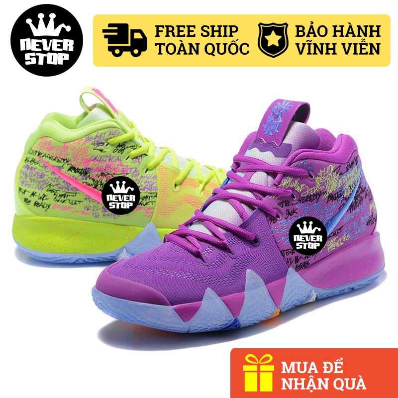 Giày bóng rổ KYRIE 4 CONFETTI hàng độc 2 màu siêu phẩm bản đẹp chất lượng cao nhất FREESHIP+TẶNG VỚ 