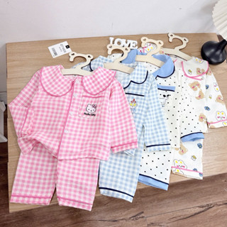  Set Bộ Pijama Cho Bé Trai Bé Gái Tay Dài Cho Bé Mặc Nhà Đi Ngủ Siêu Cưng 