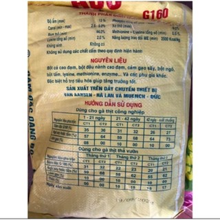 Túi đậm đặc 5kg dành gà, vịt- cám ABC
