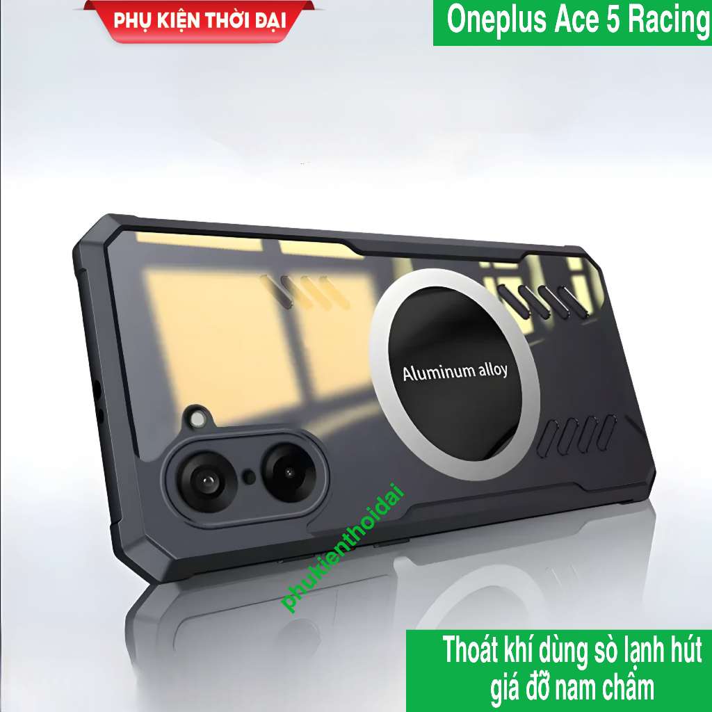 Ốp lưng OnePlus Ace 5 Racing / Ace 5 Ultra thoát khí dùng sò tản nhiệt lưng trong