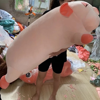    Sỉ - Rẻ   Gấu bông heo lợn phê cần mắt lim dim siêu to khổng lồ cho bé 