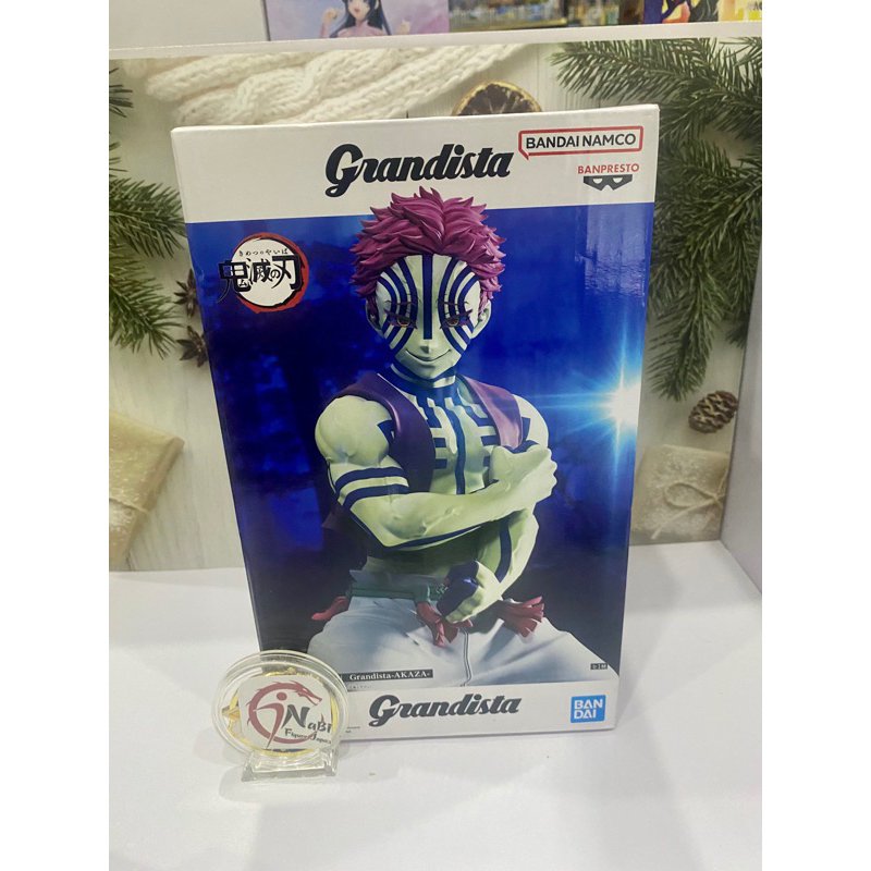KIMETSU NO YAIBA - Mô hình AKAZA - GRANDISTA BANDAI chính hãng vô hạn thành - diệt quỷ Nabi figure