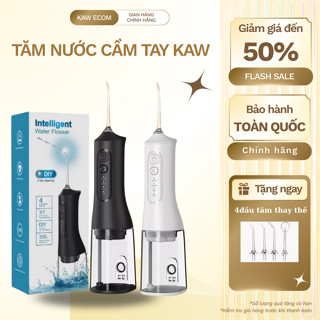 Máy Tăm Nước KAW Hàng Chính Hãng Fullbox Phụ Kiện Kèm 4 Đầu Tăm Khác Nhau