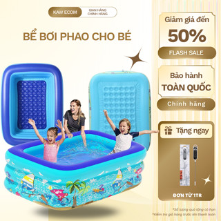 Hồ bơi phao, bể bơi mini KAW 3 Tầng, Thành Cao, Chống Trượt