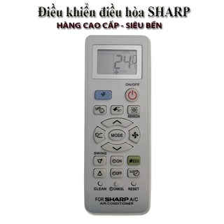Điều khiển điều hòa Sharp inverter- Remote máy lạnh Sharp inverter vát