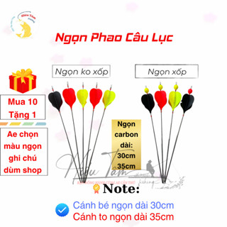  Combo 5c Ngọn Phao Cắm Cánh Phim có chân cắm pin CR425 dùng cho câu lục xa bờ thay tháo tiện lợi 