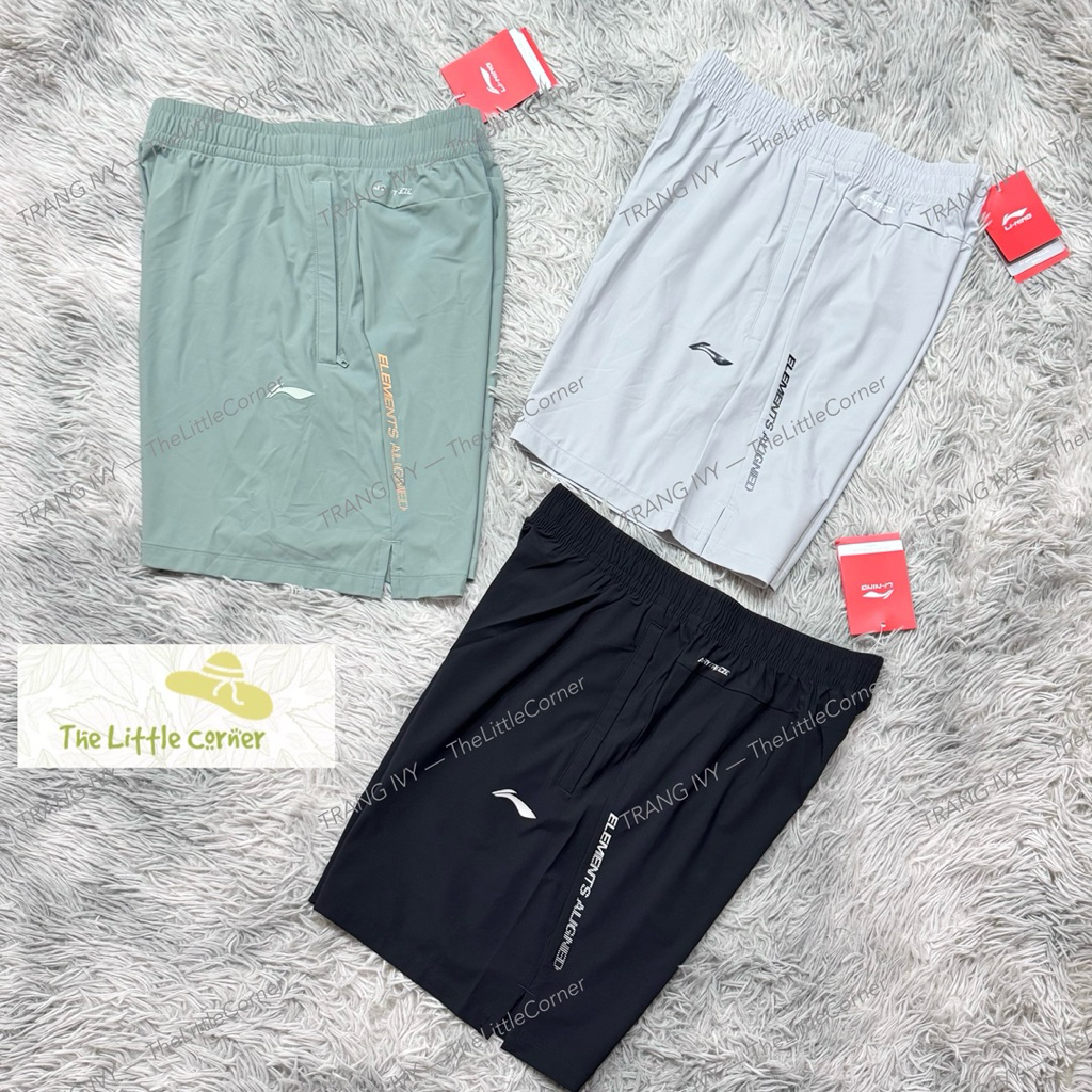 Quần short thể thao nam Lining AKYU353