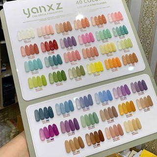 Set Sơn Thạch Đục YanXz 40 Màu Hottrend Cao Cấp - Tặng Kèm Bảng Màu - Chất Sơn Mướt - Thạch Đục