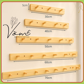  Móc Gỗ Treo Tường Cao Cấp Vòm Decor – Treo Quần Áo Túi Xách Phụ Kiện – Gỗ Thông Mỹ MK010 
