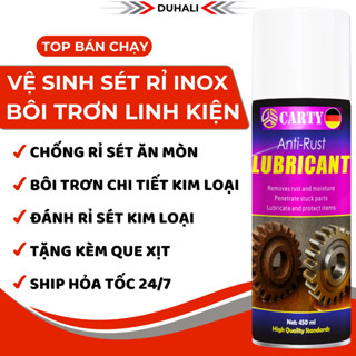  Chai Xịt Tẩy Rỉ Sét - Tẩy Rỉ Sét Kim Loại - Dầu Chống Rỉ - Bôi Trơn Làm Sạch Chi Tiết Kim Loại 