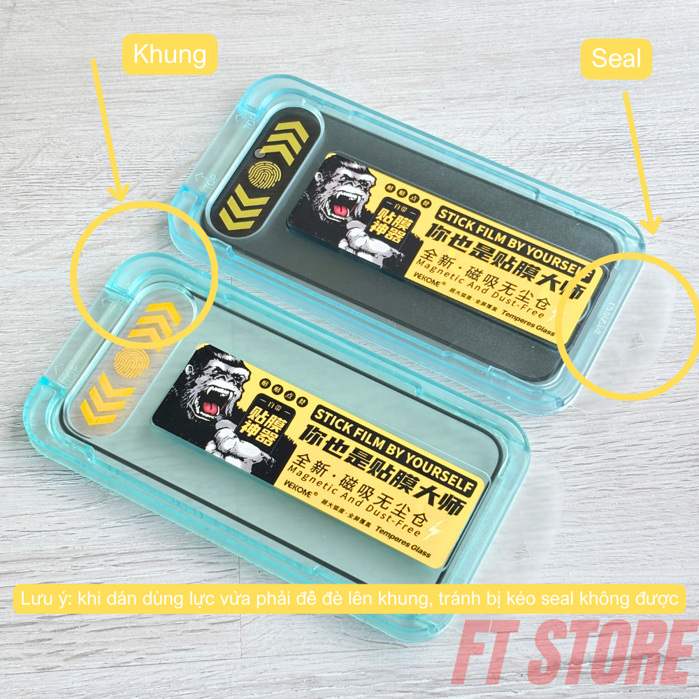 Kính Cường lực WK KINGKONG WTP-034 tự dán full màn chống bụi màn loa siêu cứng chống bám vâng tay - CHÍNH HÃNG | BigBuy360 - bigbuy360.vn