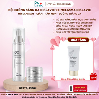  Bộ đôi sản phẩm tái sinh phục hồi da nám - giảm thâm mụn - tàn nhang - 9X Melasma Dr.Lavic - DR975 