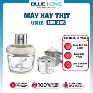 Máy Xay Thịt Unie UM366, 2 Cối Xay Công Suất 400w, Hàng Chính Hãng