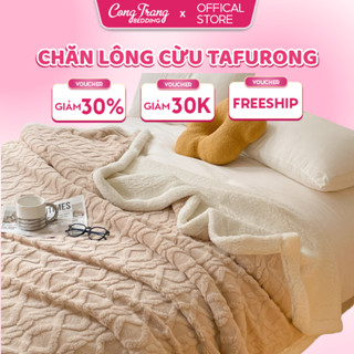 Chăn lông cừu 2 lớp đắp văn phòng loại dày, chăn đi học cho bé đi lớp - (Size 1m5 x 2m1 Siêu Ấm)