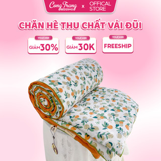 Chăn hè thu vải đũi congtrang bedding mát mềm cho mùa hè trần bông mềm mại, thoáng mát nhập khẩu - size 2m x 2m3