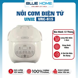 Nồi Cơm Điện Tử Unie URC815, Lòng Nồi Gốm Tự Nhiên 1.5Lit-700W, Ủ Ấm 3D, Hàng chính hãng