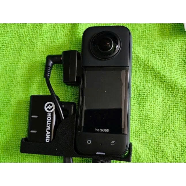 Hollyland M1 Mic - Ngàm gắn RX - Mic Hollyland lên gậy của Insta360 X2 - X3 - X4 - X5