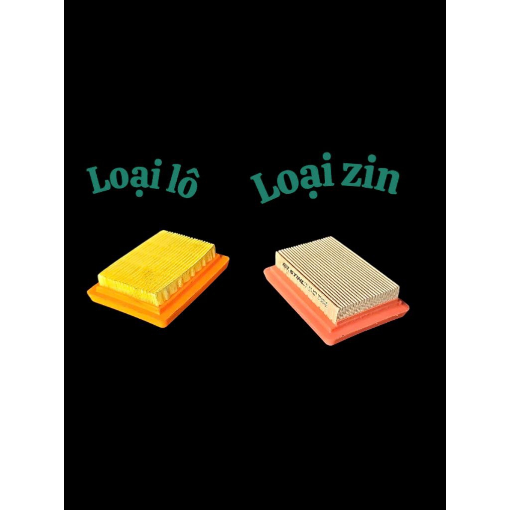 2 loại lọc gió xịn thường cho máy cắt cỏ stihl fs250