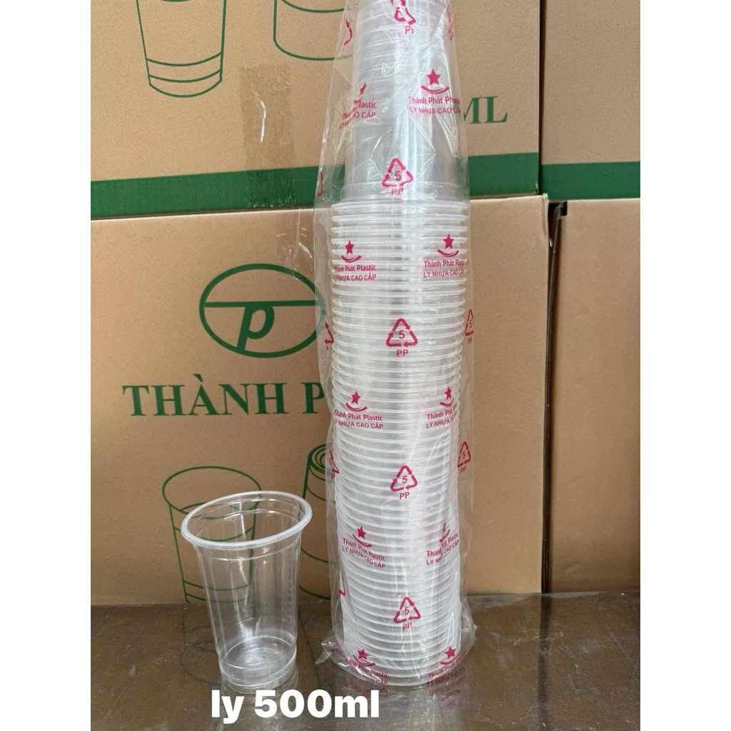 ly nhựa 500ml