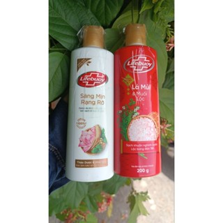 Sữa tắm Lifebuoy Detox Thảo Dược & Hoa Sen _Lá mùi & muối lộc 200g