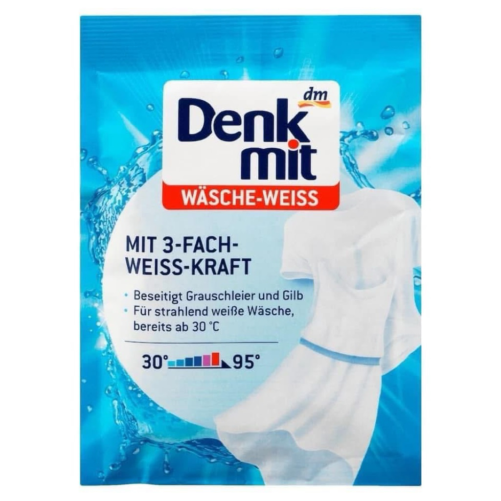 Bột tẩy trắng quần áo denkmit Đức