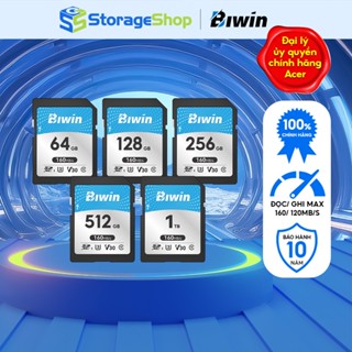 Thẻ nhớ Biwin SD160 64GB/128GB/256GB/512GB/1TB SDXC UHS-I V30