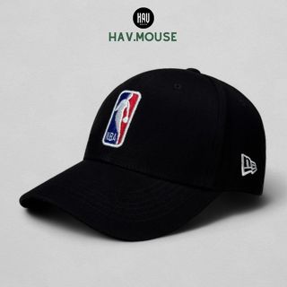 Mũ lưỡi trai đen thêu logo N.B.A hàng xuất dư cao cấp phong cách Hàn Quốc dành cho cả nam và nữ