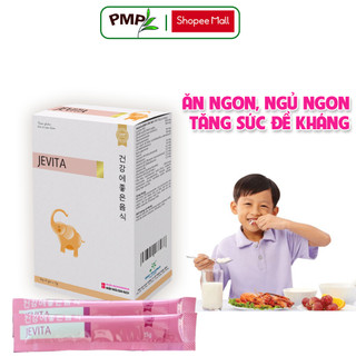  Thạch Jevita PMP giúp bé Ăn Ngon Ngủ Ngon Tăng Đề Kháng  Hộp 20 gói 